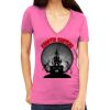 Tultex 214 - Ladies' Slim Fit Fine Jersey V-Neck Thumbnail