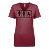 Next Level Apparel 1540 - Ladies' Ideal V-Neck Thumbnail