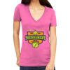 Tultex 214 - Ladies' Slim Fit Fine Jersey V-Neck Thumbnail