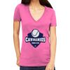 Tultex 214 - Ladies' Slim Fit Fine Jersey V-Neck Thumbnail