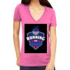Tultex 214 - Ladies' Slim Fit Fine Jersey V-Neck Thumbnail