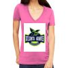 Tultex 214 - Ladies' Slim Fit Fine Jersey V-Neck Thumbnail