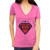 Tultex 214 - Ladies' Slim Fit Fine Jersey V-Neck Thumbnail