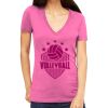Tultex 214 - Ladies' Slim Fit Fine Jersey V-Neck Thumbnail