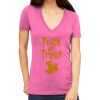 Tultex 214 - Ladies' Slim Fit Fine Jersey V-Neck Thumbnail