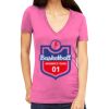 Tultex 214 - Ladies' Slim Fit Fine Jersey V-Neck Thumbnail