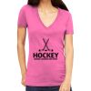 Tultex 214 - Ladies' Slim Fit Fine Jersey V-Neck Thumbnail