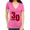 Tultex 214 - Ladies' Slim Fit Fine Jersey V-Neck Thumbnail
