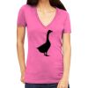 Tultex 214 - Ladies' Slim Fit Fine Jersey V-Neck Thumbnail