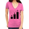 Tultex 214 - Ladies' Slim Fit Fine Jersey V-Neck Thumbnail