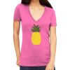 Tultex 214 - Ladies' Slim Fit Fine Jersey V-Neck Thumbnail