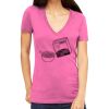 Tultex 214 - Ladies' Slim Fit Fine Jersey V-Neck Thumbnail