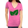 Tultex 214 - Ladies' Slim Fit Fine Jersey V-Neck Thumbnail