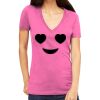 Tultex 214 - Ladies' Slim Fit Fine Jersey V-Neck Thumbnail