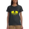 Gildan 100% Cotton Ladies T-Shirt Thumbnail